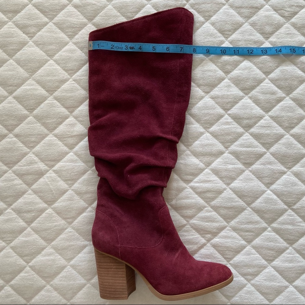 Nine West, Abee Pointed-Toe Knee-High Suede Boots - Picture 7 of 9